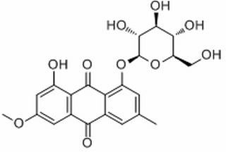 大黃素甲醚-1-O-β-D-葡萄糖苷 CAS：26296-54-8中藥對照品 標(biāo)準(zhǔn)品