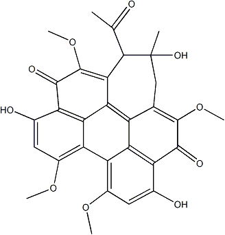  竹紅菌甲素 CAS： 77029-83-5 中藥對照品標準品