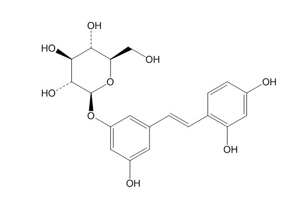 氧化白藜蘆醇-3'-O-β-D-吡喃葡萄糖苷 中藥對照品 標準品