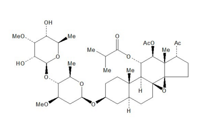 11-O-異丁酰基-12-O-乙酰基通關藤甘元B-3-O-茯苓二