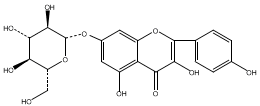 山奈酚-7-O-葡萄糖苷 CAS：16290-07-6 中藥對照品標(biāo)準(zhǔn)品