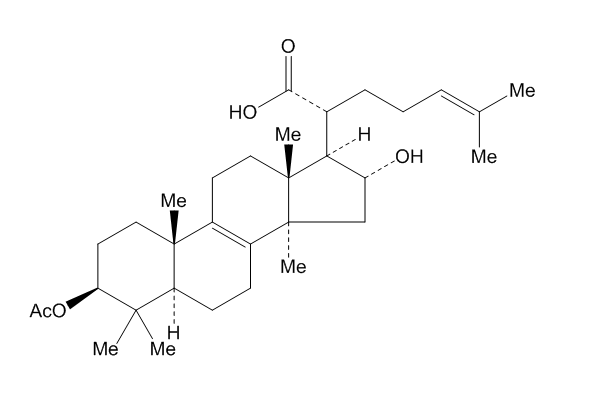 3-O-乙酰基-16α-羥基-氫化松苓酸  CAS:168293-13-8中藥對照品標準