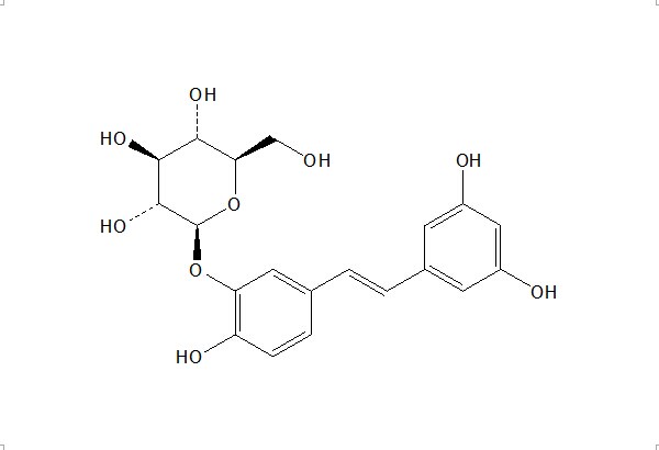 白皮杉醇-3'-O-葡萄糖苷 CAS：94356-26-0 中藥對照品標(biāo)準(zhǔn)品