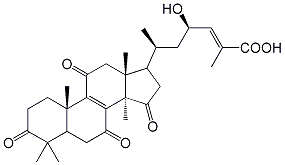 23S-羥基-11,15-二氧靈芝酸DM CAS：1085273-49-9 中藥對照品 標準品