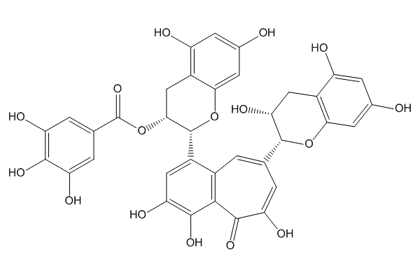 茶黃素-3'-沒食子酸酯 CAS:28543-07-9 中藥對照品標準品