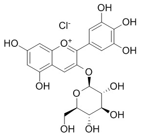 氯化飛燕草素-3-O-葡萄糖苷 CAS:6906-38-3 中藥對照品標準品