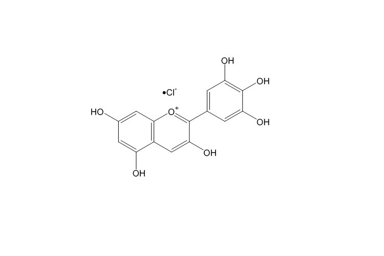 氯化飛燕草素CAS:528-53-0中藥對(duì)照品標(biāo)準(zhǔn)品