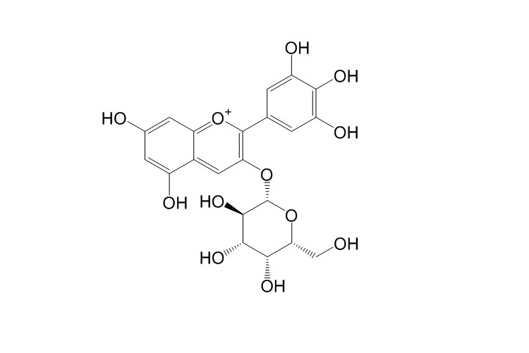 飛燕草素-3-O-半乳糖苷 CAS: 197250-28-5 中藥對照品標準品