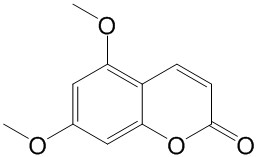 檸檬油素（5,7-二甲氧基香豆素） CAS號：487-06-9 對照品標(biāo)準(zhǔn)品