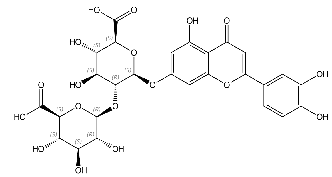 木犀草素-7-二葡萄糖苷酸 | CAS No.96400-45-2