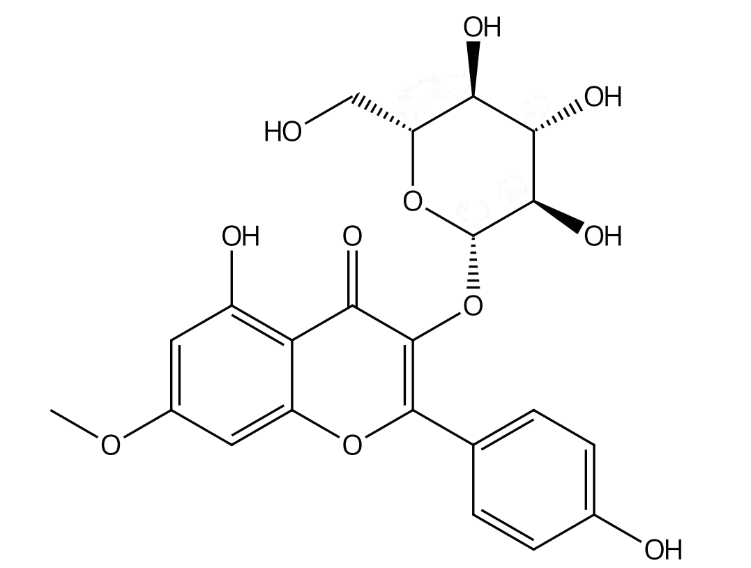 鼠李檸檬素-3-O-β-D-葡萄糖苷 | CAS No.41545-37-3