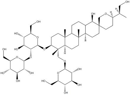 鳳仙萜四醇B-3-O-β-D-吡喃葡萄糖（2→1）-β-D-吡喃葡萄糖基-2