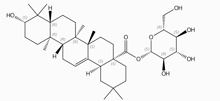 齊墩果酸beta-D-吡喃葡萄糖基酯 | CAS No.14162-53-9