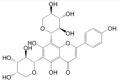 芹菜素-6-C-α-L-吡喃阿拉伯糖-8-C-β-D-吡喃木糖苷 CAS 677021-30-6