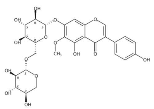 鳶尾黃素-7-O-木糖基葡萄糖苷 | CAS No.231288-19-0