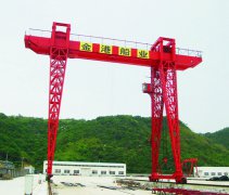 浙江金港船廠MEC型2×75/150t造船門式起重機(jī)